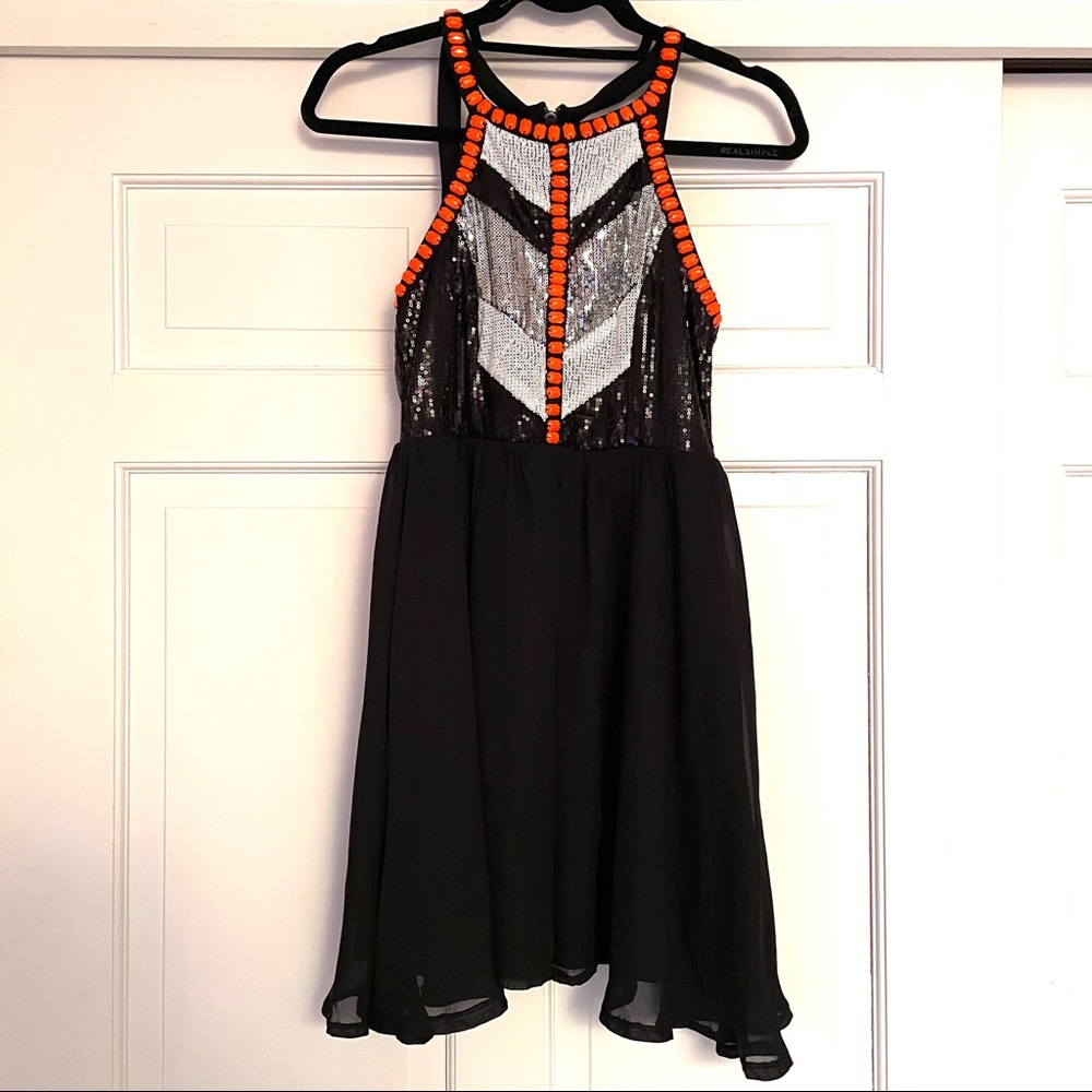 ASOS party dress with sequins